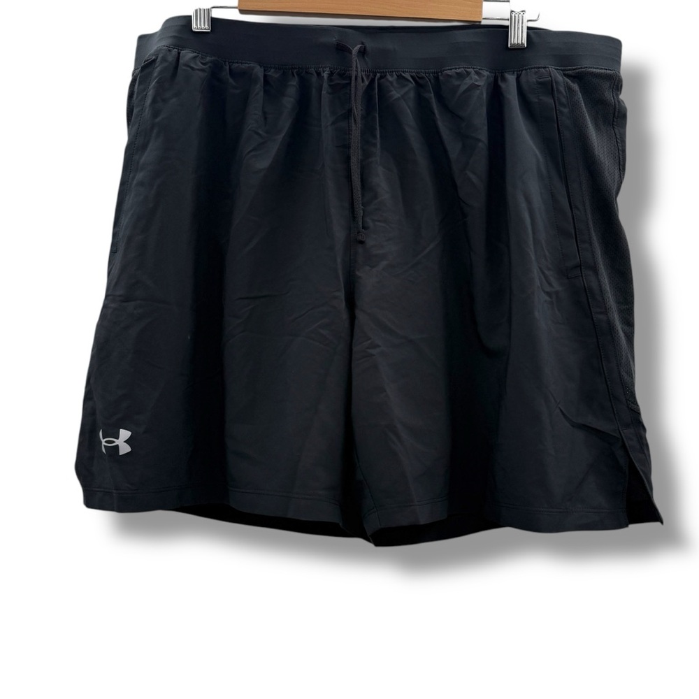 Under Armour Men's Launch Run 7" 2-in-1 Shorts in Black Sz‎ 2XL NEW